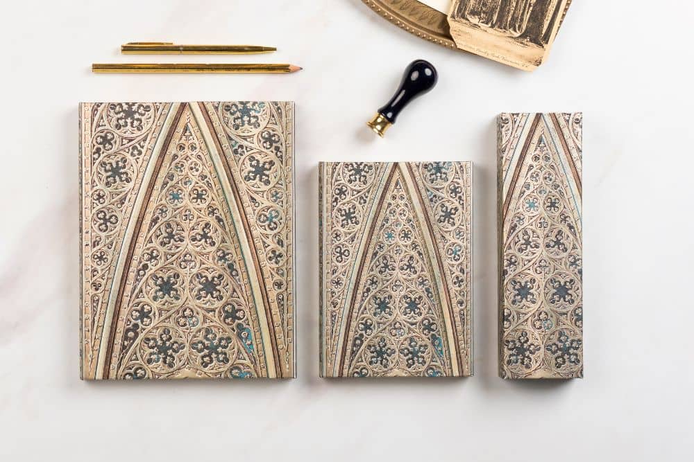 BRUNEL ミラノ大聖堂 シルバーレリーフ アートパネル Paperblanks